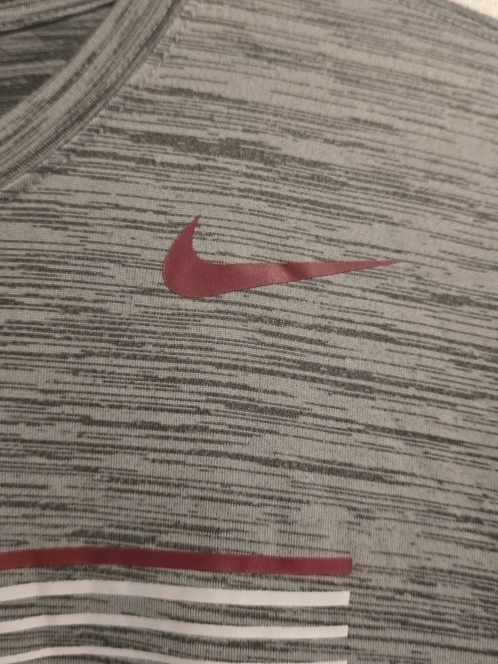 Nike Gray USC Heathered Dri-FIT Tee with Cardinal Logo